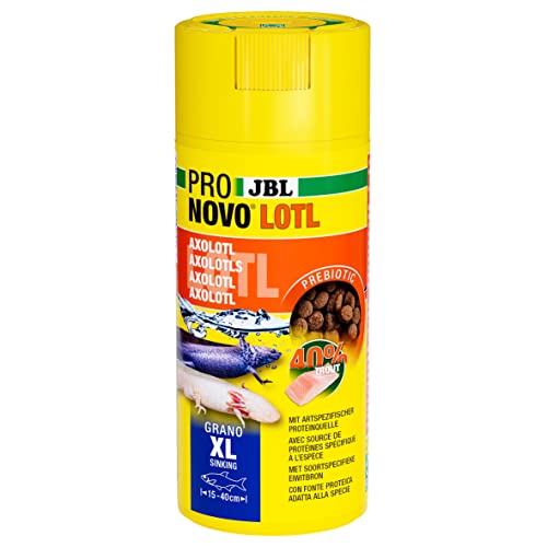 JBL PRONOVO LOTL GRANO Hauptfutter für Axolotl von 15 25 cm Granulat Größe XL 250 ml