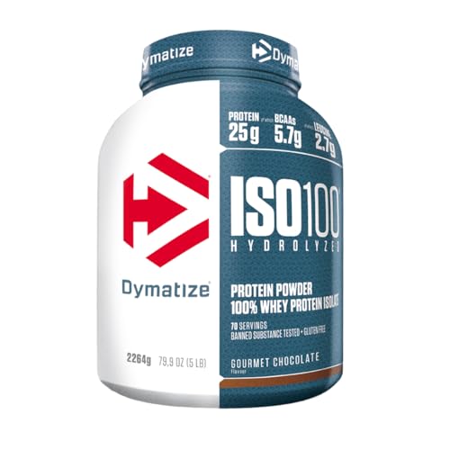 Dymatize ISO 100 Hydrolyzed Gourmet Chocolate 2264g - Whey Protein Hydrolysat Isolat Pulver