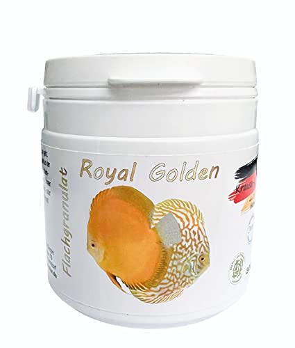 Flachgranulat 30g Royal Golden Krause Diskus - Granulat - Futter für gelbe Fische - Discus - Fischfutter