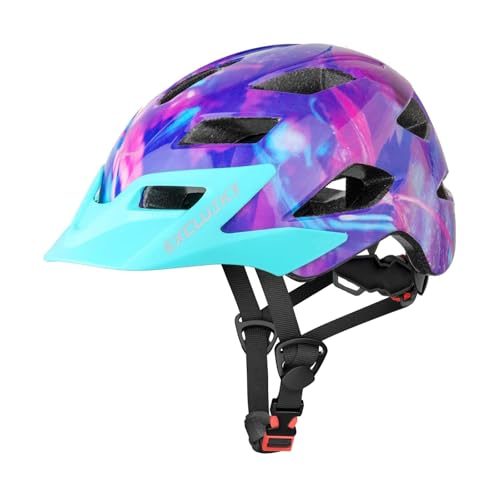 Exclusky Fahrradhelm Kinder Jungen Kinder Fahrradhelm Mädchen für BMX Helm Kinder Radhelm Skaterhelm Verstellbar Kinderhelm Kinderfahrradhelm Fahrrad Helm Kind 50-57CM ab 5-13 Jahre