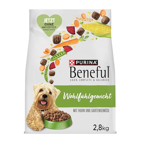 Beneful Wohlfühlgewicht Hundefutter trocken mit Huhn und Gartengemüse 4er Pack 4 x 2 8kg