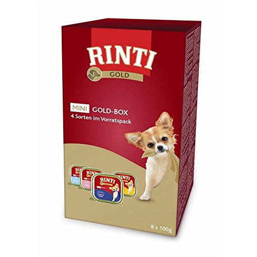 Rinti Gold Mini Goldbox 4x8x100g Hundefutter