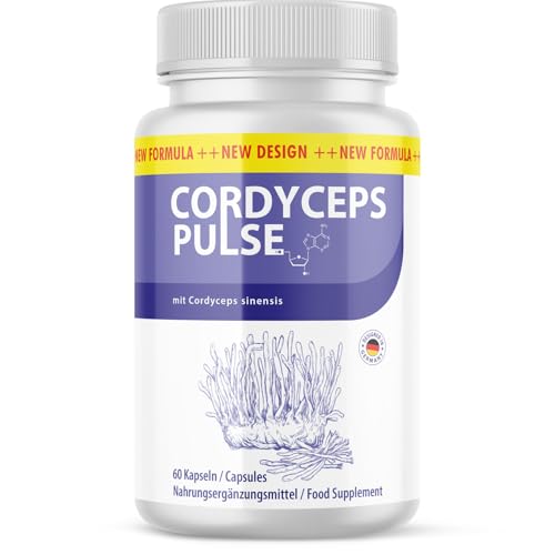 Cordyceps Pulse Kapseln Für deine körperliche Balance Für Männer und Frauen 60 Kapseln