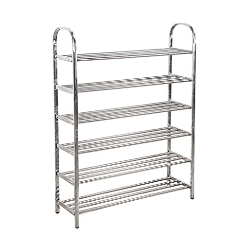 FURUIWUFENG schuhregal Schuh Rack Edelstahl Metall Schuhregalschuh Organizer Schlafzimmer Wohnzimmer Korridor Schuh Lagerregal Küche Besteck Lagerregal schuhschrank