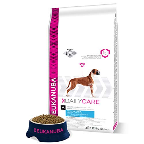 Eukanuba Daily Care Sensitive Joints Hundefutter - Trockenfutter für Hunde mit Gelenkbeschwerden Spezialfutter geeignet für alle ausgewachsenen Rassen 12 5 kg