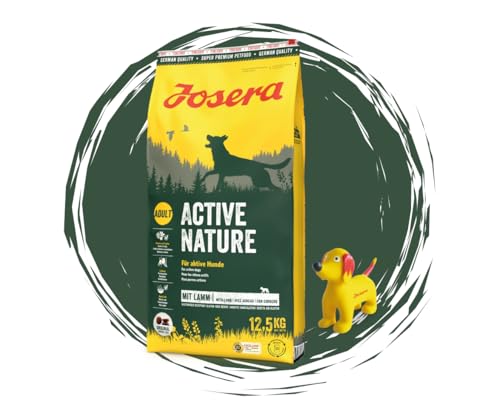 Josera - Hundefutter - Josera Exclusive ActiveNature - Trockenfutter 12 5 KG Premiumfutter mit Lamm Geflügel Goodie Quietsche Seppl