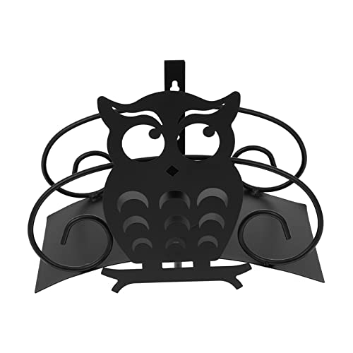 VANZACK 1 Stück Rohrlagerregal für den einzug abstellregal stauraumregal cable holder Outdoor-Dekoration Sprinkler Haken für Wasserschlauch Schlauchhalter Röhrenregal Eisen Black