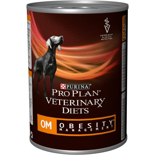 Pro Plan Veterinary Diets Canine OM Obesity Management 12 x 400 g diätetisches Alleinfuttermittel für ausgewachsene Hunde zur Verringerung von Übergewicht