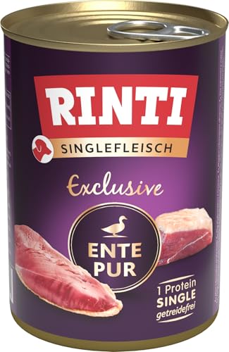 RINTI Singlefleisch Exclusive Ente Pur 12x400g