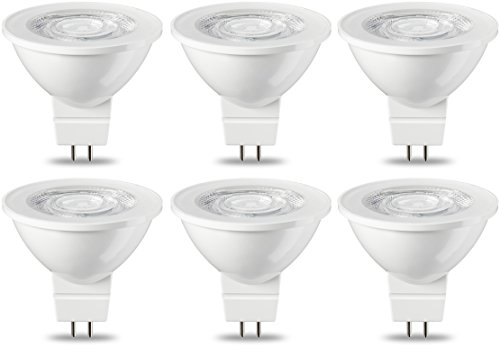 Amazon Basics LED-Leuchtmittel GU5.3- MR16-Spots 4.5 W entspricht 35-W-Glühbirne Warmweiß nicht dimmbar 6Stück