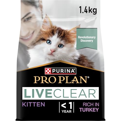 Pro Plan LIVECLEAR KITTEN Katzenfutter trocken reich an Truthahn 6er Pack 6 x 1 4kg