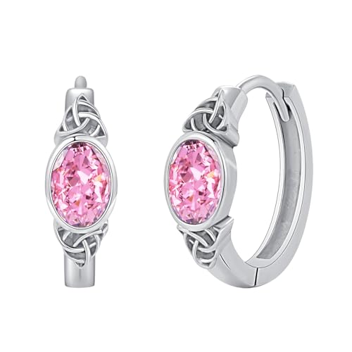 OHAYOO Damen Sterling Geburtsstein Geburtsstein Oktober Turmalin Schmuck für Damen Mädchen Frauen