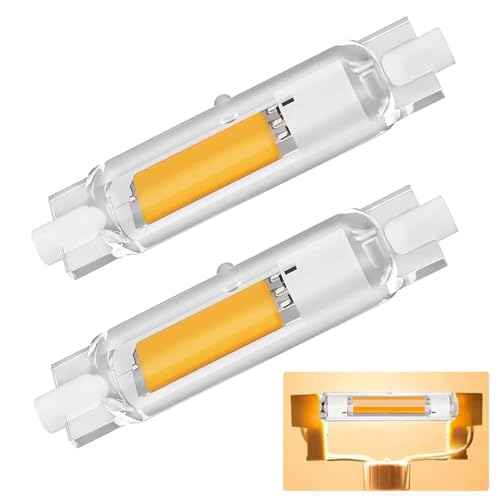  78mm Dimmbar 78mm 20W Lampen Ersatz für 200W Halogenlamp Glühbirne Warmweiß 3000K 2000LM Kein Flackern 360 Abstrahlwinkel Leuchtmittel 2PCS