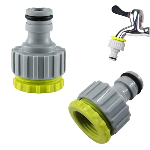6 Stück Gartenschlauchanschluss Adapter Wasserhahn Adapter 1 2 Zoll 3 4 Zoll Schlauchanschluss Gartenschlauch Anschluss Kunststoff Hahnverbinder SchlauchanschlüSse für AutowäSche GartenbewäSserung