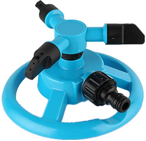 Garten Sprinkler Gartensprenger automatischer Rasensprenger 360 Grad drehbar automatischer Rasensprenger geeignet für Parks Garten Rasenpflege blau