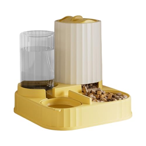 Zyntora 2 in 1 Große Fütterungsschale Für Nassfutter Trockenfutter Für Kätzchen Welpen Kleintiere Wohnung Wohnzimmer Schlafzimmer Balkon