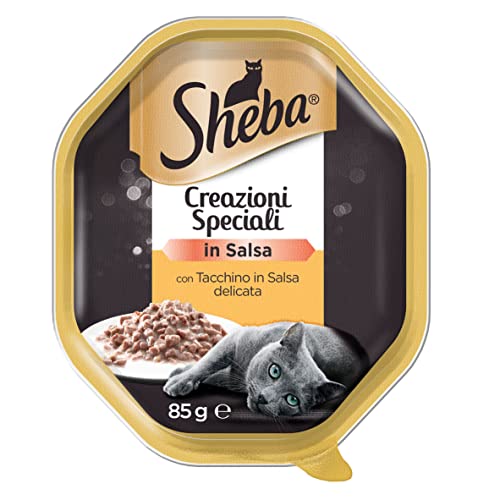 Sheba Sauce Collection Katzenfutter Mit Truthahn in Zarter Sauce 85 g 22 Schalen