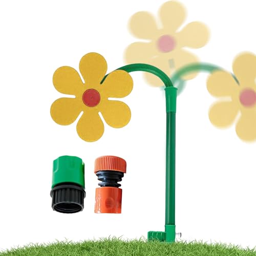 Daisy Für Hof   720 Draaibare Daisy Watersproeier   Tanzende Blume Rasensprinkler   Beweglich Blume Spritzblume   Rasensprenger Kinder Mit Erdspieß