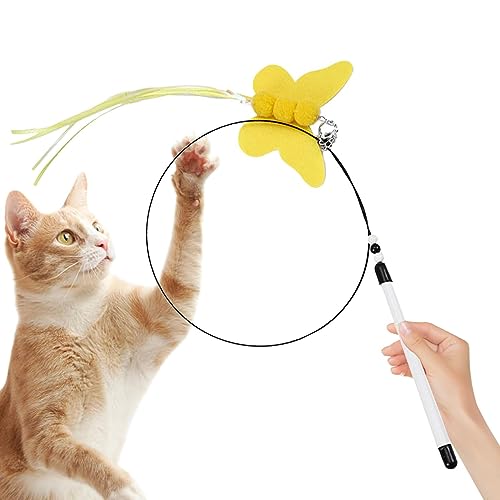 Holdes Katzenstab   Schmetterlings Angelruten zum Jagen Trainieren