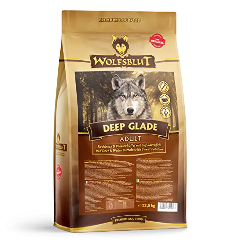 Wolfsblut - Deep Glade - 12 5 kg - Rothirsch und WasserbÃ¼ffel - Trockenfutter - Hundefutter - Getreidefrei