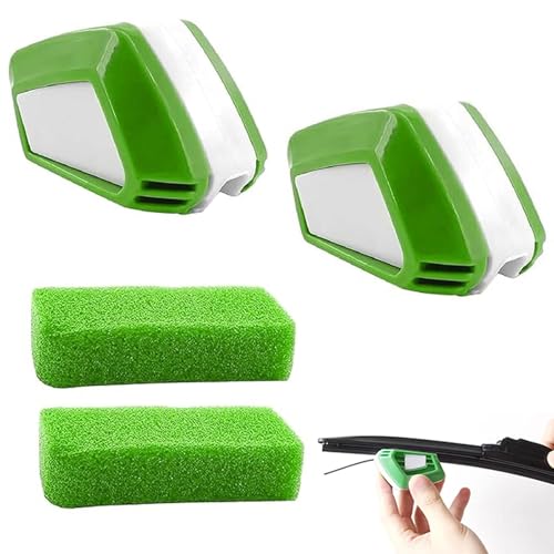 DSWERMG 2 Stück Scheibenwischer Schneider für Audi A1 A3 A4 A5 A6 A7 A8 TT Q3 Q5 Q7 Q8 B8 TT S1 S3 S4 S5 S6 S8 Scheibenwischer Reparatur Werkzeug mit Schwamm Nachschneider Auto Zubehör