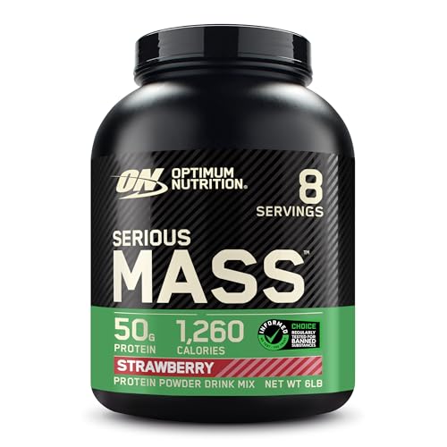 Optimum Nutrition Serious Mass Weight Gainer Geschmack Strawberry 2.73kg 8 Portionen