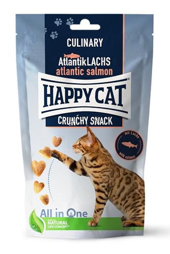 Happy Cat Culinary Crunchy Snack Atlantik-Lachs 10 x 70 g