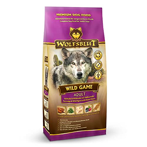 Wolfsblut - Wild Game - 2 kg - Rebhuhn und Wildtaube - Trockenfutter - Hundefutter - Getreidefrei
