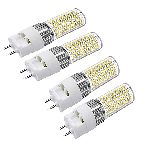 G12 LED-Glühbirne 16W Bi-Pin Corn Bulb Äquivalent 150W Halogenlicht 3000K 1600 Lumen Mais Licht Deckenleuchte Flutlicht für Haus Straße Garage Landschaft Lagerhaus 4er-Pack Warmweiss