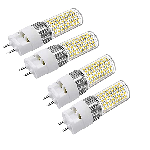 G12 LED-Glühbirne 16W Bi-Pin Corn Bulb Äquivalent 150W Halogenlicht 4000K 1600 Lumen Mais Licht Deckenleuchte Flutlicht für Haus Straße Garage Landschaft Lagerhaus 4er-Pack Natürliches Weiß