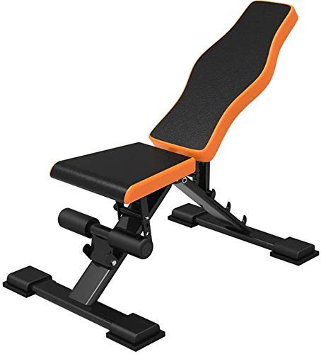 XDLEDMKIZ Bauchmuskeltraining Kurzhantelbank Liegebrett Sit up Fitnessgerät für EIN Ganzkörpertraining