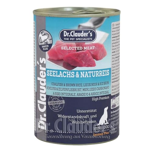 Dr. Clauders Dog Dose Selected Meat Seelachs Reis 400g Menge 6 je Bestelleinheit
