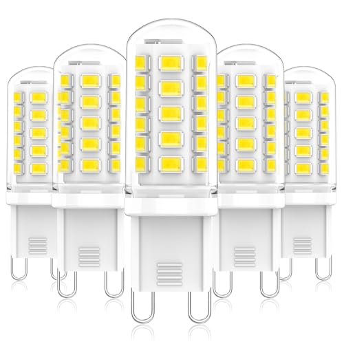 Eco.Luma Lampen Kaltweiß 6000K Leuchtmittel 3W Entspricht 40W 50W Halogenlampeühbirne 500 Lumen Nicht Kein Flackern Enegiesparende Kleine Birne 5er Pack