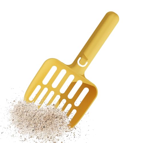 Weqizuerqi Katzentoilettenschaufel feines Gitter große Streuschaufel Haustierkotsammler für Hofreinigung kleine Haustiere Haus Wohnung Reisen Outdoor Park Kaninchen Kätzchen Welpen