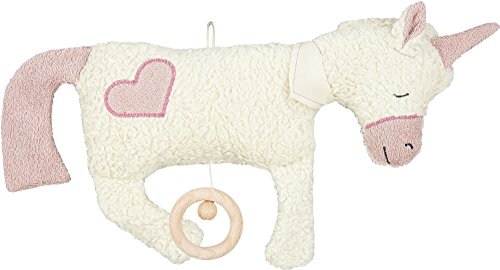 Efie Spieluhr Einhorn Herz Applikation kontrolliert biologischer Anbau organic Made in Germany Melodie LaLeLu