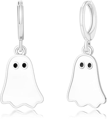 TOEECY Ohrringe Gold Geister Design 925 für Damen Festival Schmuck