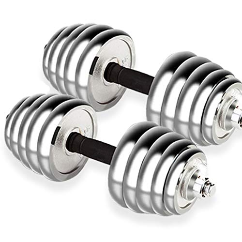 ZXQZ Abnehmbare Galvanisierte Aus Extra Zum Formen Der Hüften Übungsschultern Kleine Size 40kg 20kgx2