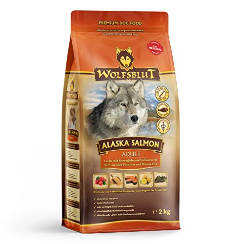 Wolfsblut - Alaska Salmon - 2 kg - Lachs - Trockenfutter - Hundefutter - Getreidefrei