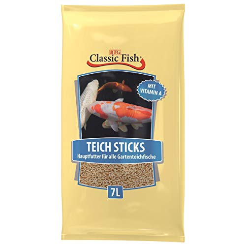 Classic Fish TeichSticks Fischfutter Teichfutter 7 Liter Packung Schwimmfutter