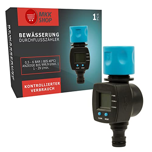 WasserzÃ¤hler Durchflussmesser Wasseruhr WassermengenzÃ¤hler digital