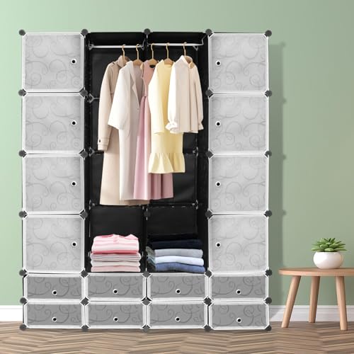 Monucep 16 Würfel Türen Modul Bücherregal 180x 37x 142 cm Büchern