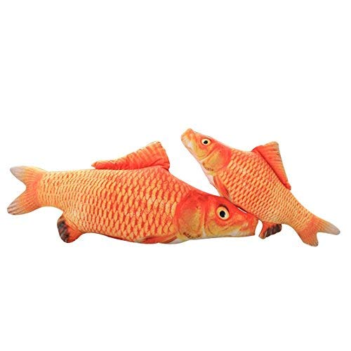 Katzenkauspielzeug Plüsch Simulation Fischkissen Katzenminze Fisch lustiges Katzenspielzeug bequem und praktisch