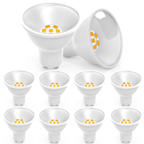 Auting led warmweiß LED Spots 5W Lampe Ersetzt 70W Halogen 120 LED Spot 800Lm 10 Stück