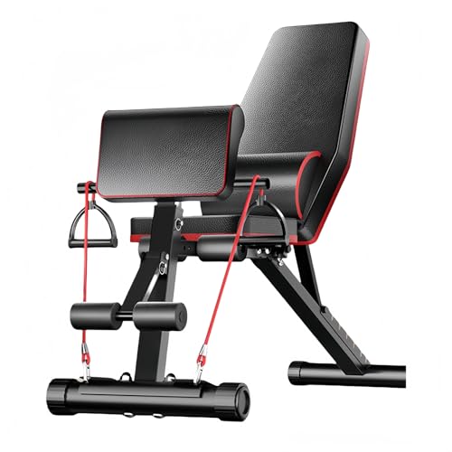  klappbar Multifunktion Training Fitness Bank für Zuhause Fitnessstudio Ganzkörpertraining verstellbare Bauchmuskelbank Schrägbank Flachbank