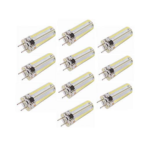 10 Stück G8 LED Leuchtmittel 152LED 3014 5 W für Puck Licht dimmbar AC 100 130 V Farbe Warmweiß Kaltweiß