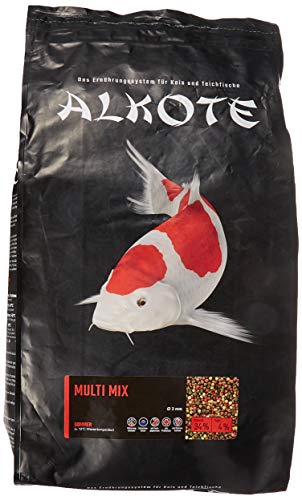 AL-KO-TE 1-Jahreszeitenfutter für Kois Sommermonate Schwimmende Pellets 3 mm Hauptfutter Multi Mix 3 kg
