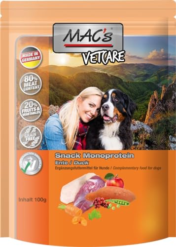 Mac s Dog Gesunde Snacks für Hunde 6 x 120 g sortiert 6 x Ente
