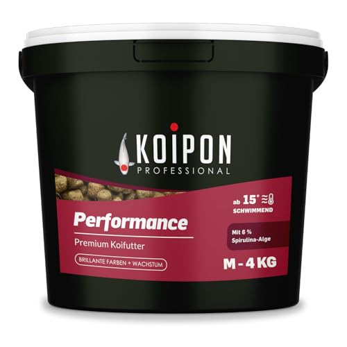KOIPON Performance 4kg Sommer für Farbe schwimmend 6% Spirulina 6 mm als geeignet