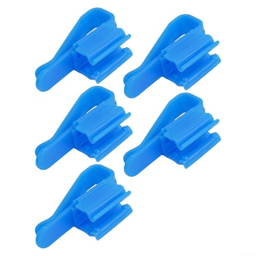 5 x Aquarium-Klemmen sichere Schlauchhalter für Durchmesser 8 16 mm praktisches Design blau