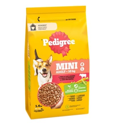 Pedigree Beutel Adult 10kg mit Rind und Gemüse 1 x 1 4kg